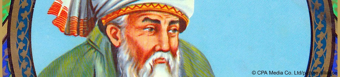Der persiche Dichter Rumi. 